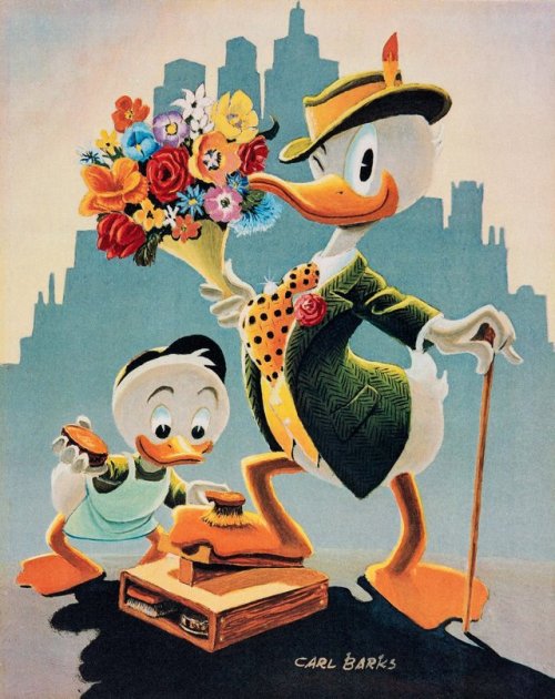 Dude for a Day (1975).Like a few other Carl Barks paintings, this one was made into a collectable st