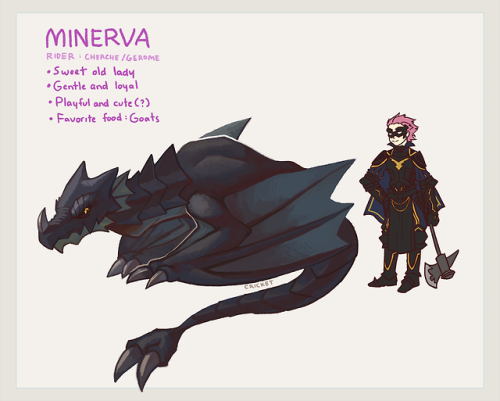 cricket-farmer:a series of fire emblem wyverns! at least the named ones. the designs are based on ar