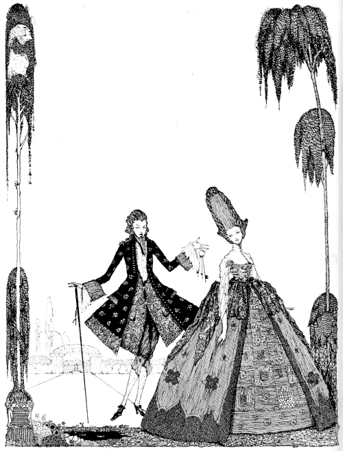 Illustrations by Harry Clarke for “The fairy tales of Charles Perrault” from 1922;Blue BeardThe Fair