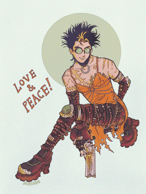 Vash Is Like A Beautiful Goth Girl To Me If A Beautiful Goth Girl Was Also A Transmasc Plant