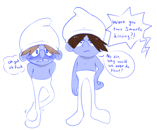 noco sketch and smurf au