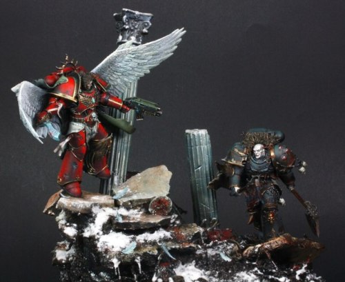 Who is the chosen one sculpted &amp; painted by Alfonso Giraldes