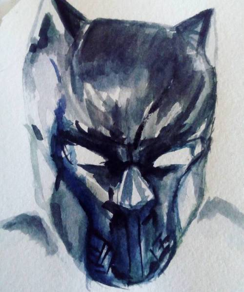 muskypate: Black Panther color sketch I did some time ago