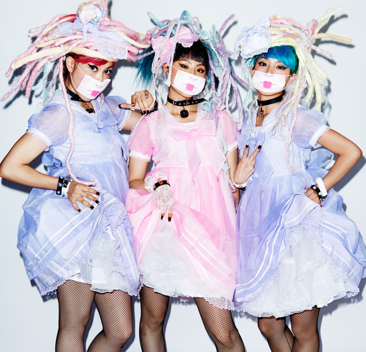 nicolaformichetti:introducing COLOR-CODE!!  my new japanese pop group.  first single