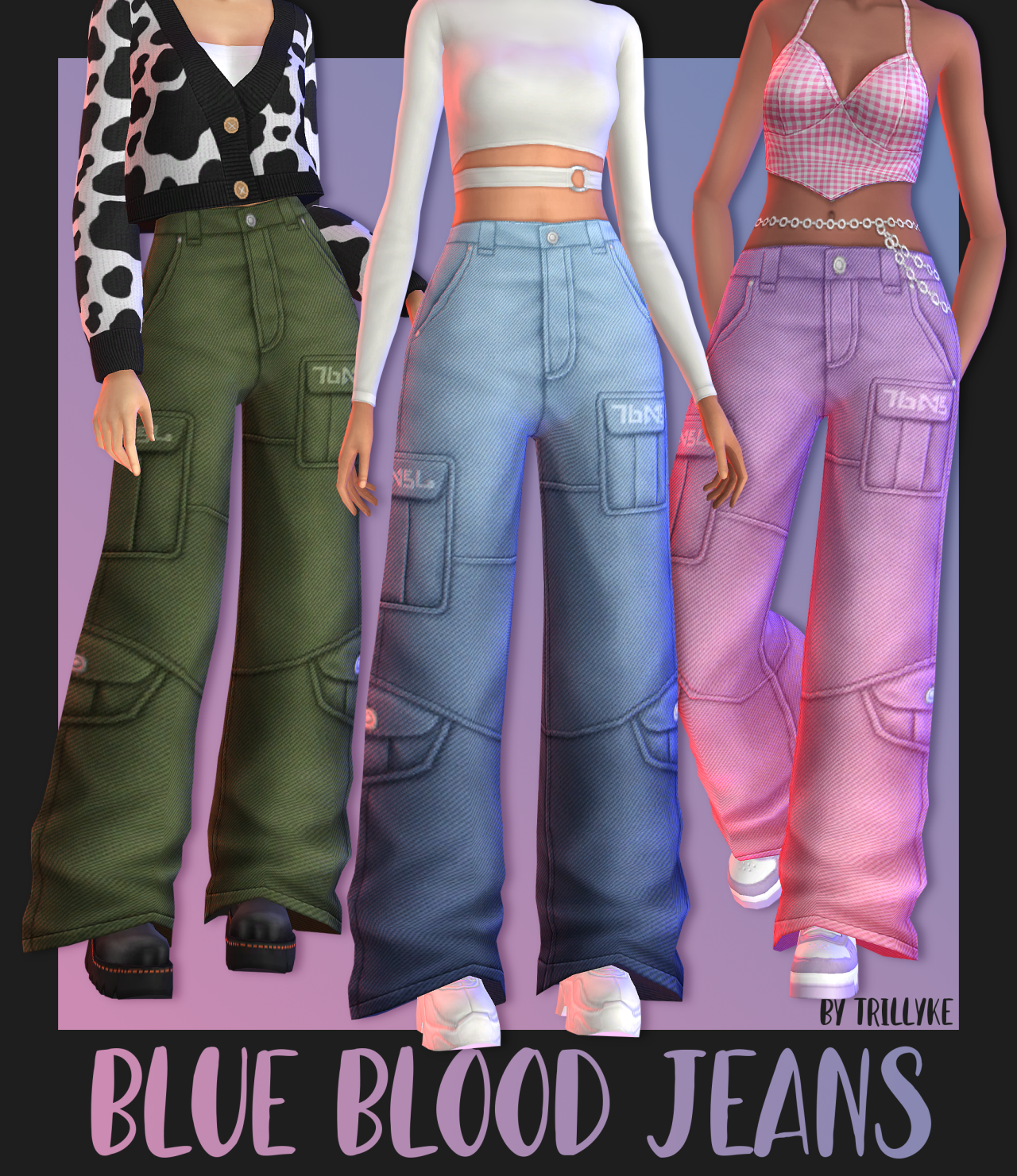 ✩ Trillyke ✩ — Blue Blood Jeans Stylish 2YK inspired baggy