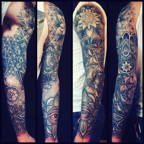 fuckyeahtattoos: My full sleeve, 2 and a half years in the making Courtesy of Joe Folmar of 6th Orde