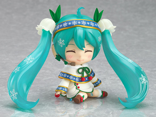 goodsmilecompanyunofficial:  Nendoroid Snow Miku: Snow Bell Version by the Good Smile Company. Orders will be open from the 8th February 2015 - 16th February 2015.   These are my favourite flowers. I might just have to order this ugh