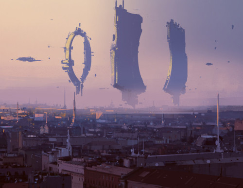 cinemagorgeous:Sci-fi concept art by Bogdan Tufecciu.