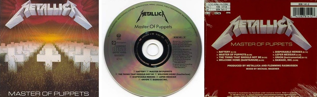 rockandmetalmania:  Metallica albums