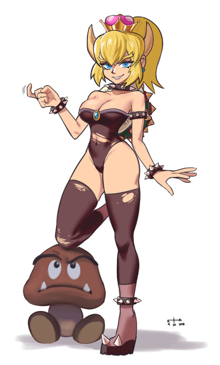 earltheartist:bowsette 