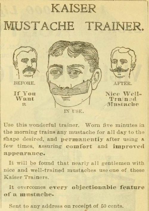 vintageeveryday: The Kaiser Trainer was introduced in 1901-02, but clearly epic mustaches were aroun