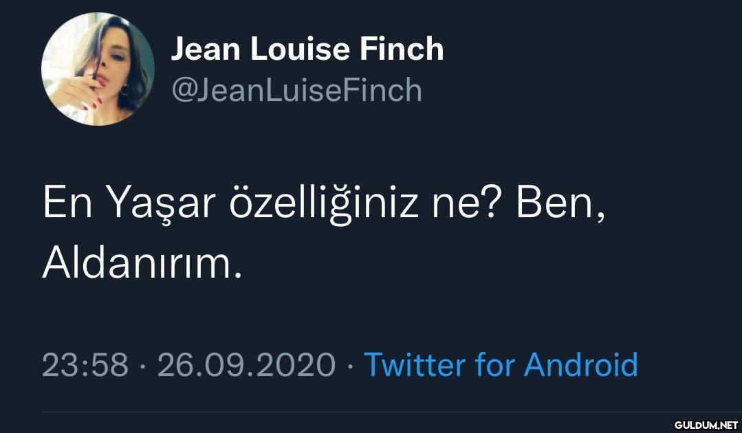 Jean Louise Finch...