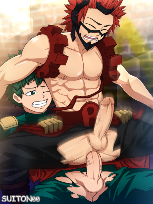 suiton00nsfwdrawings:    Boku no Hero Academia - Izuku X Eijirou #1This is a Reward sketch that i liked how it turned out. it seems the way to made my drawing looks more as i was is doing the lines thicker :o  Please check out my: [Patreon] [Gumroad]