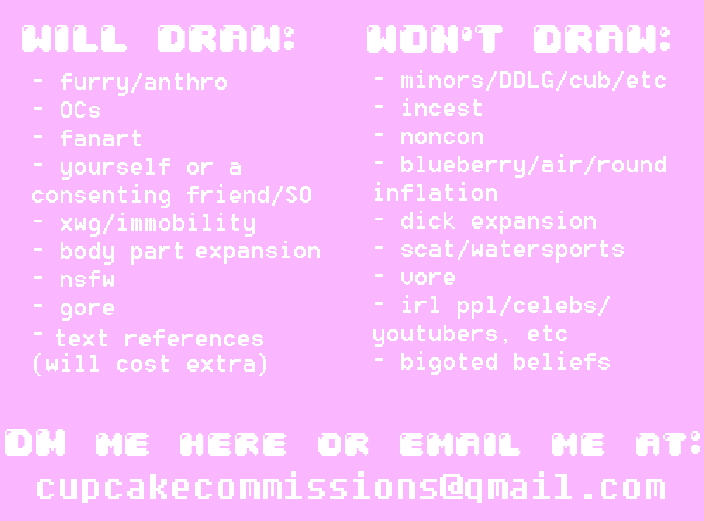 werewolfpudding: updated my commission info with more tiers/altered prices. i’m