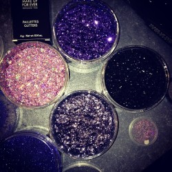 makeupforeverusa:  #shooting #makeupforever with a lot of #glitters !!!!