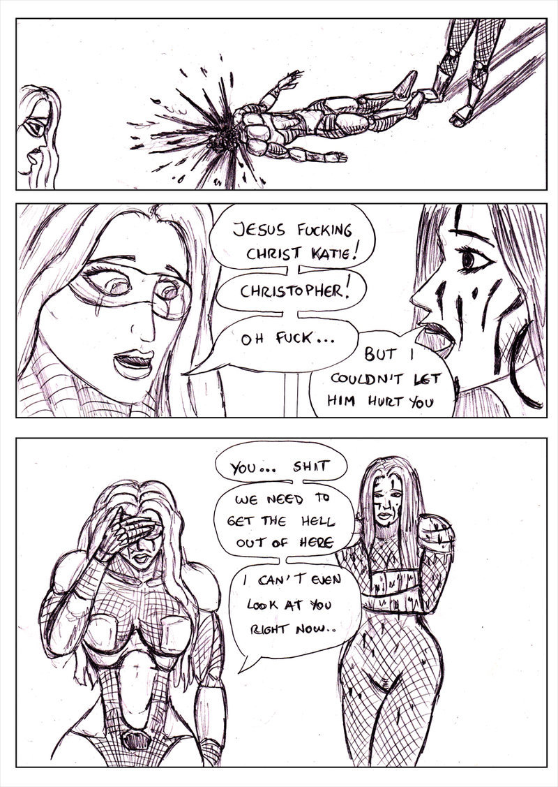 Kate Five vs Symbiote comic Page 201 by cyberkitten01 Kimberley doesn&rsquo;t