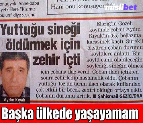 Başka Ülkede Yaşayamam...