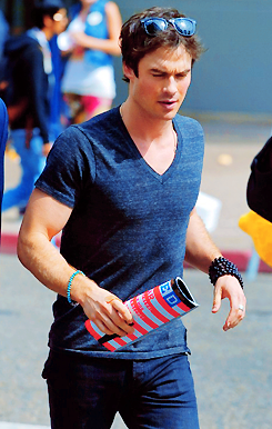 Ian Somerhalder out at San Diego Comic Con 2013