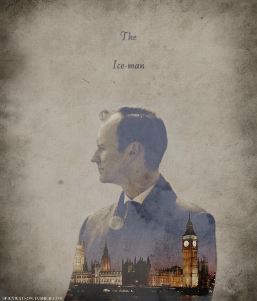 spicywatson: Mycroft is the British government. I wanted to try the True Detective-y double exposure