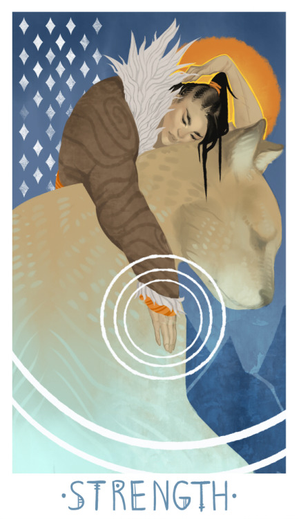 Tarot cards for the mage characters from a bunch of companions I made. THE HIEROPHANT (Harhut) -  “T
