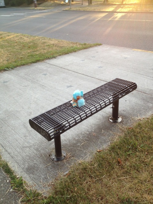myfurby: waiting for the bus