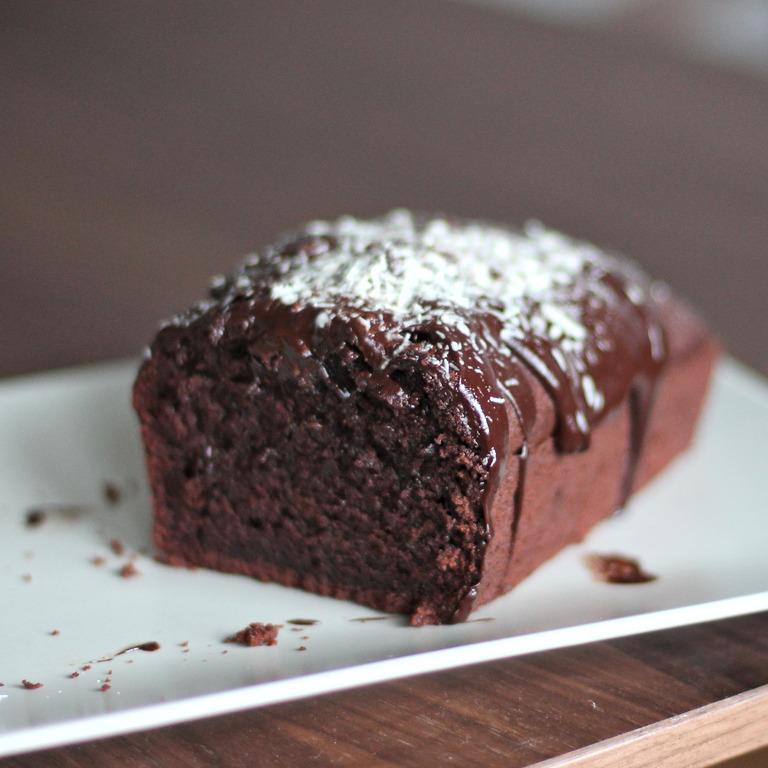 fullcravings:Decadent Triple Chocolate Pound Cake  Anybody want to feed this to me?