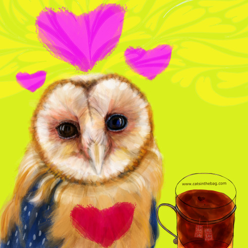 Powerful, positive and OWLsome words…What my Coffee says to me April 4 - drink YOUR life in -