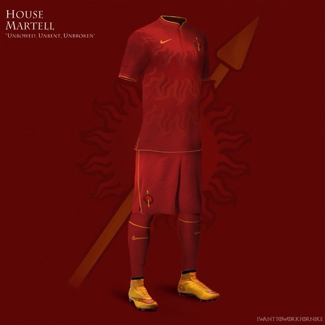 pixalry:  If Game of Thrones Houses Had Soccer Teams… Fashion designer Nerea Palacios