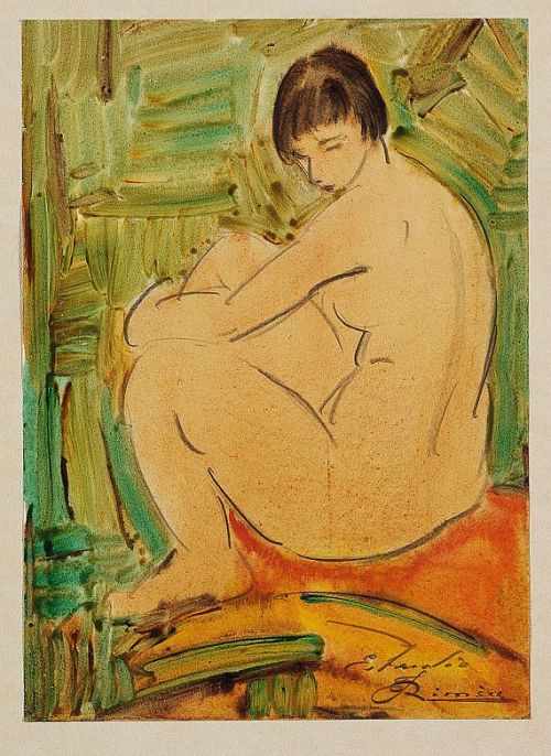 Juan RIMSA (Lithuanian/Bolivian, 1903-1978) Frauenakt, 1920