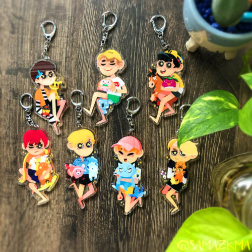 samazkma:BTS SAIPAN x ALOLAN POKEMON 3 INCH DOUBLE SIDED ACRYLIC CHARMS~They’re in my shop! Limited 