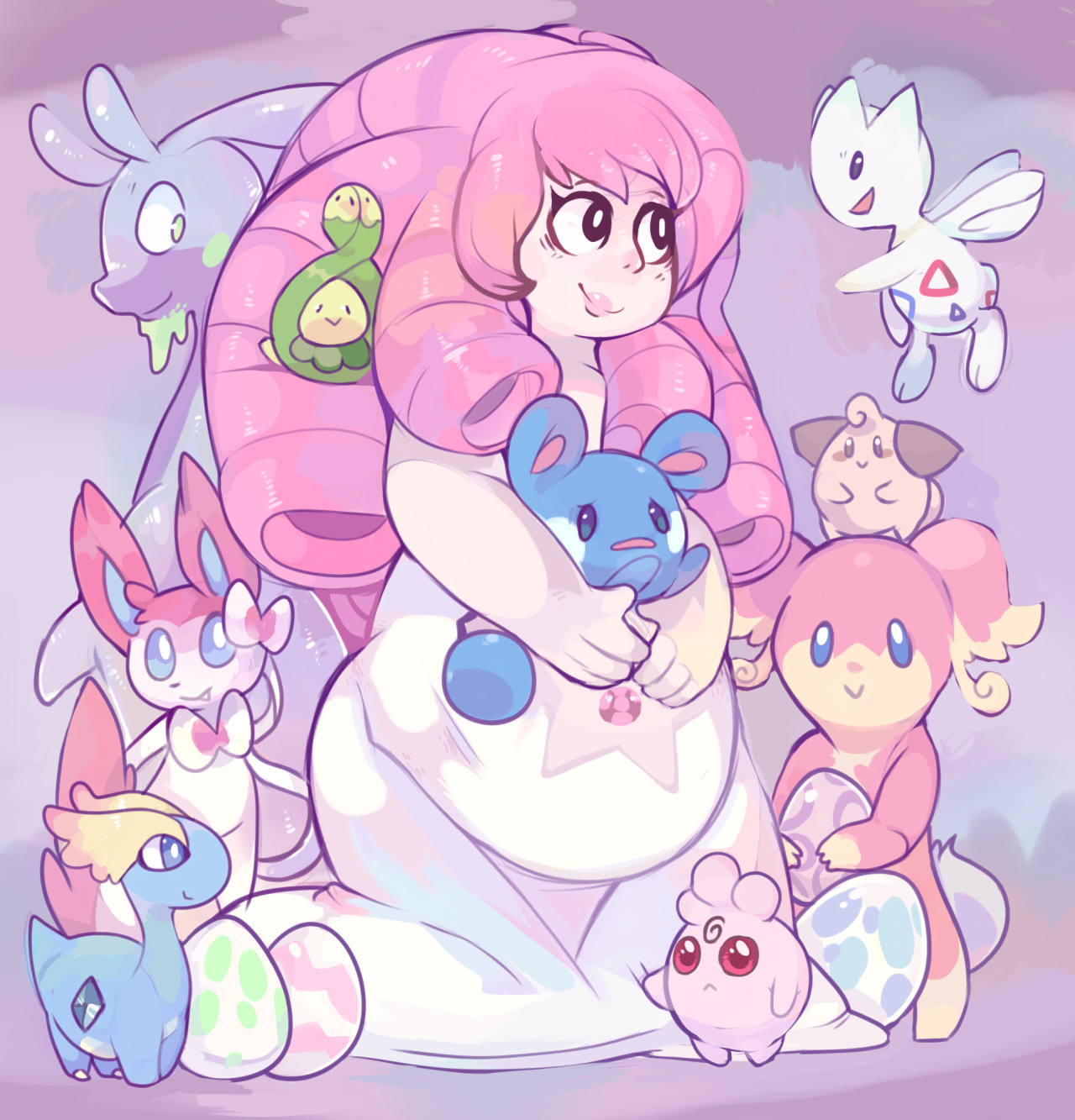 nine-doodles:  This was going to be an Easter image but I forgot about it until now.