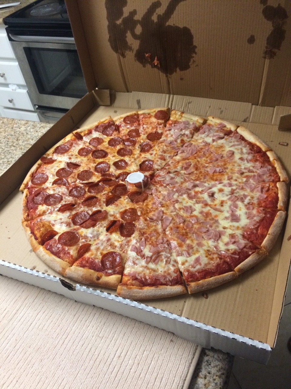 100proofbaby:  Monster pizza for dinaaaaa  Sex