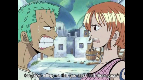 Zoro & Nami At Whiskey Peak