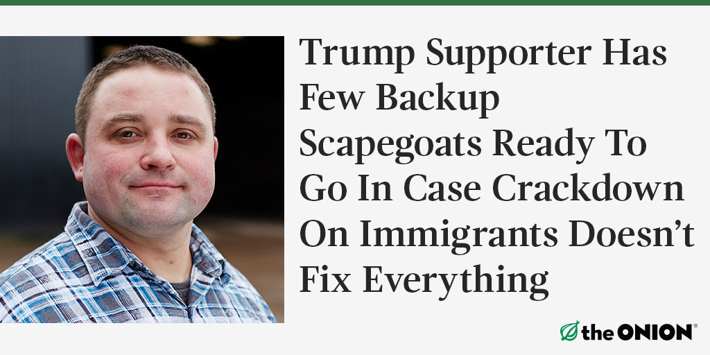theonion:  SEDALIA, MO—Explaining that he wanted to be prepared for any unforeseen