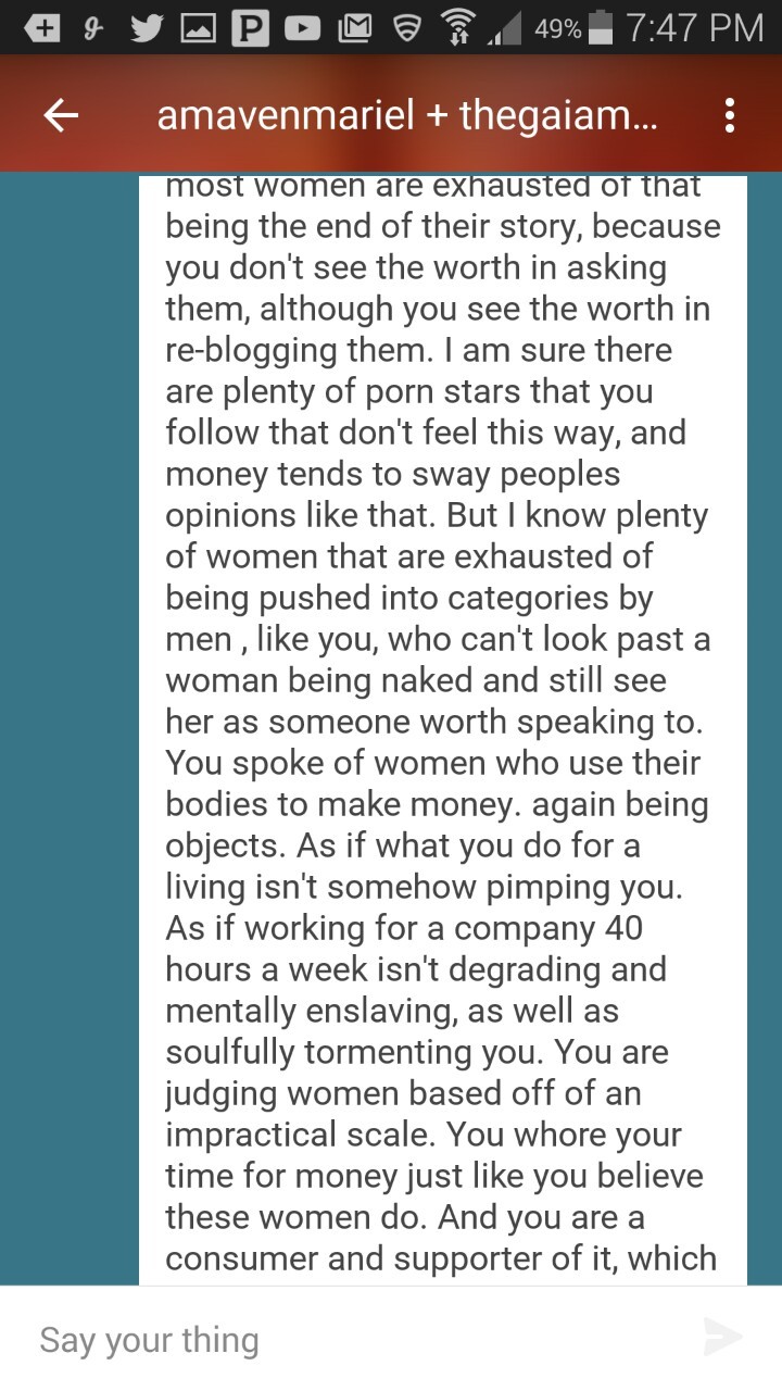 professorgaia:  It is so over due,  but it is time for men to stop assuming that