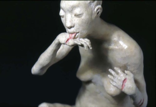Porn Pics asylum-art:  Ceramic figurines â€œdisfigurinesâ€