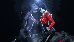 colonelyobo:  sfmreddoe:  The Arkham Love Triangle. Or should i say bang triangle. Additional Links: mp4 | webm Also, i’ve noticed that i’ve created almost exclusively Arkham Knight stuff this month. I should change that and give someone else a gentle