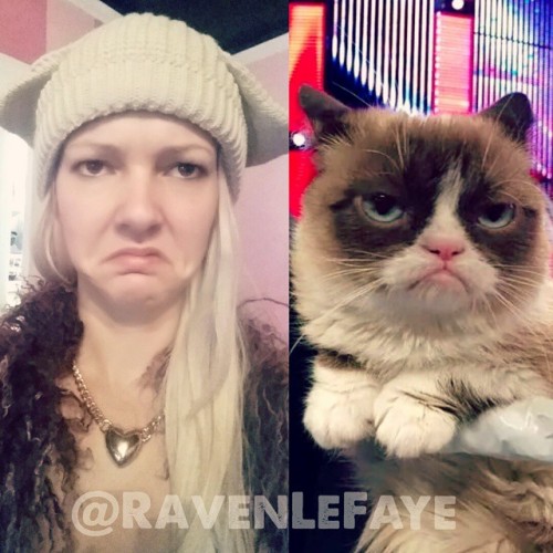 Doing my best #GrumpyCat…