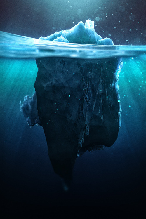 asylum-art:  3D-Rendered Glaciers-  Chaotic Atmosphere      on behance  Switzerland-based illustrator Chaotic Atmospheres creates beautiful, compelling views of icebergs in his aptly-titled series Caustic Icebergs. The images are digitally produced