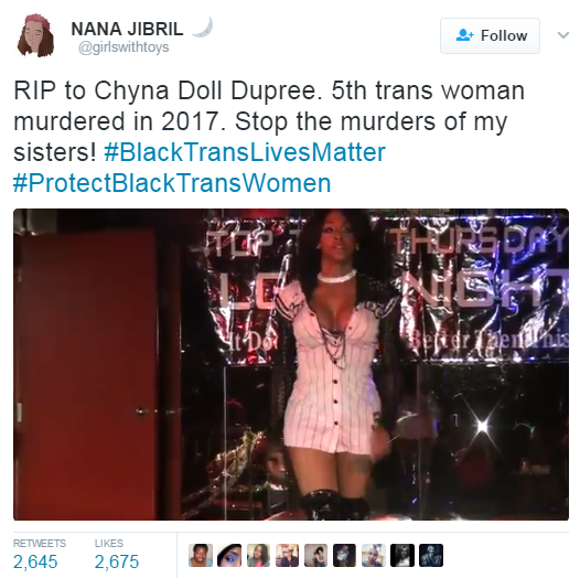 cartnsncreal: Protect Black Trans Women.  Stop the murders of my sisters!   #BlackTransLivesMatter