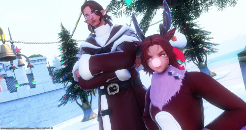 grumpy-limsan-customs-cat: The Starlight Elf and the Reindeer.ft. @ffxivaltstars