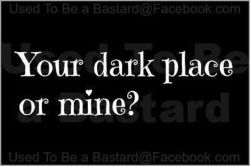 firefly-flashes:  Mine is extra dark tonight…