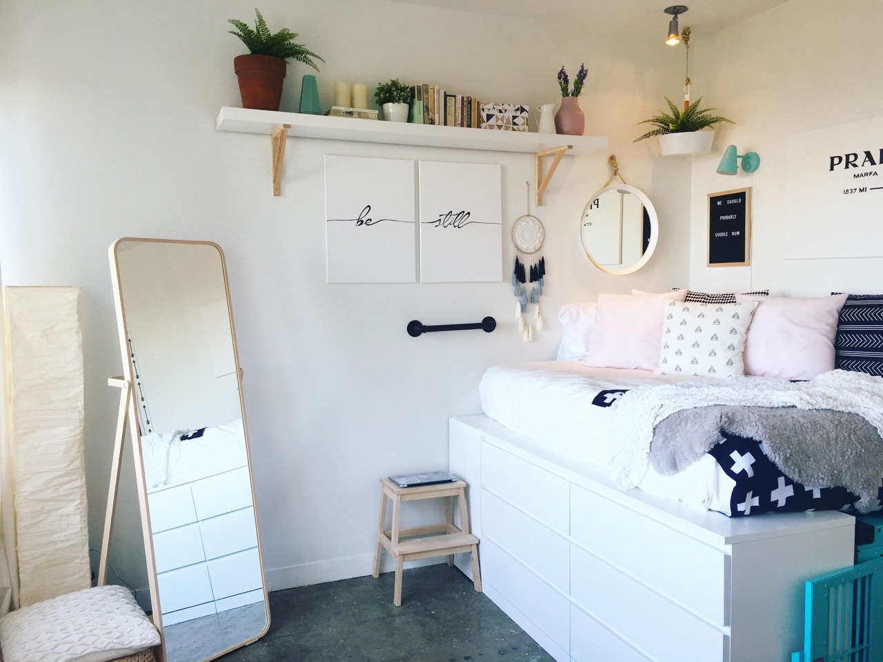 Attracktive hipster bedroom ideas tumblr Tumblr Bedrooms