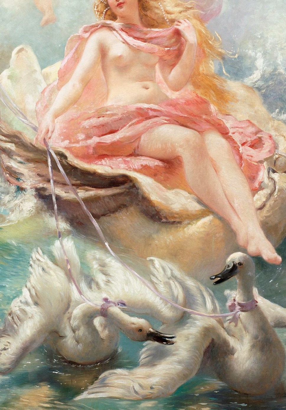 die-rosastrasse:Konstantin Egorovich MakovskyRussian, 1839-1915  “Goddess of Water