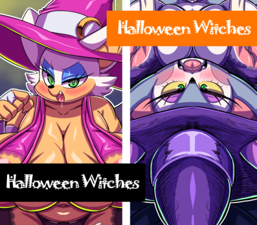 tototumbler:  Happy Halloween~~I am doing some thicc witches for this month, I have theses two on patreon. =3https://www.patreon.com/toto