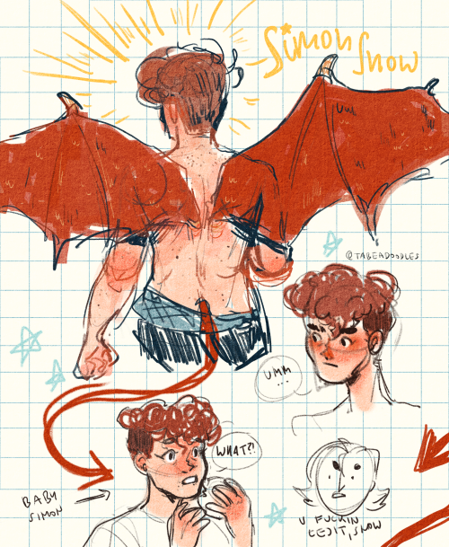 look simon snow doodles bc i had a shit day and needed a distraction