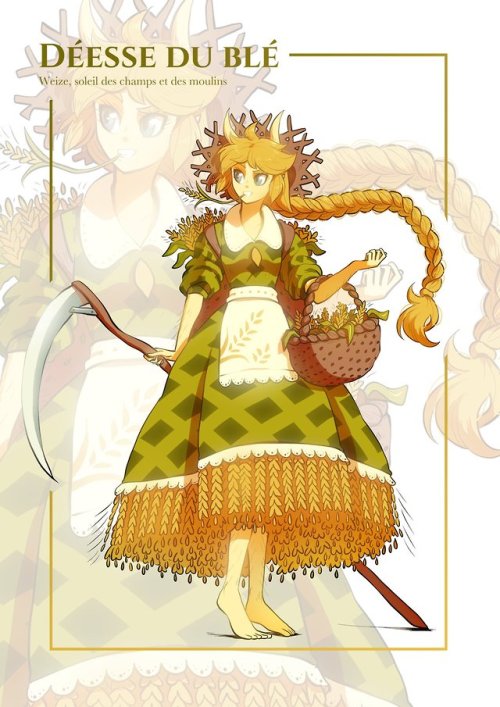 Goddess of Corn, WeizeSun of the fields and mills