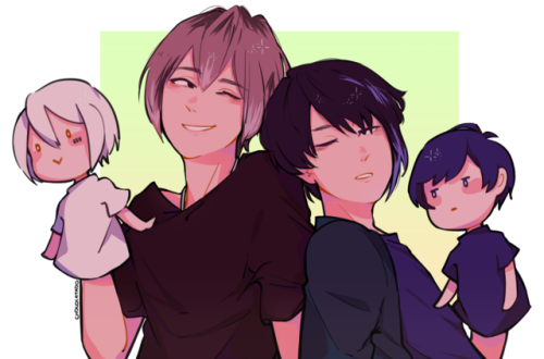 its been 3 years since i started loving these two so i figured it was about time to draw them ( 