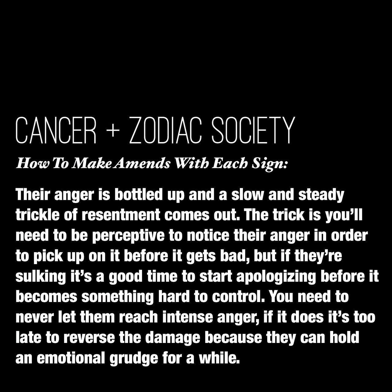 #cancer from Zodiac Society