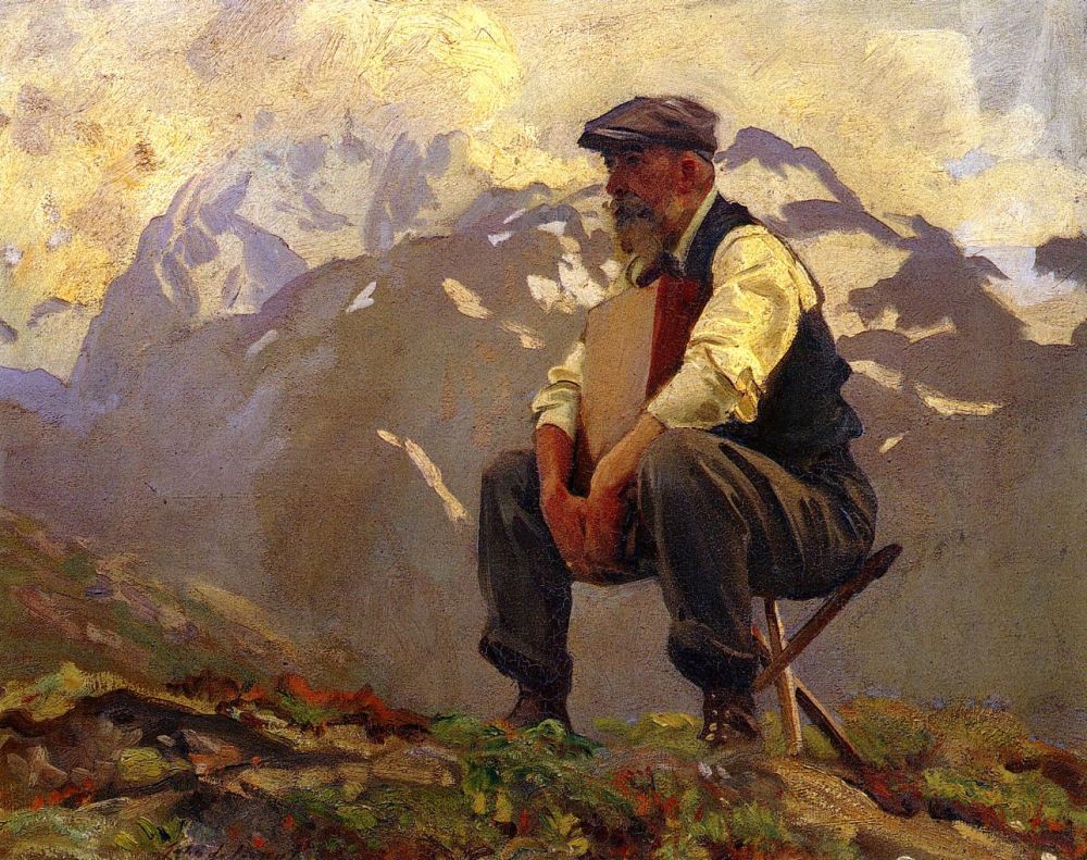 John Singer Sargent: Reconnoitering, circa 1911